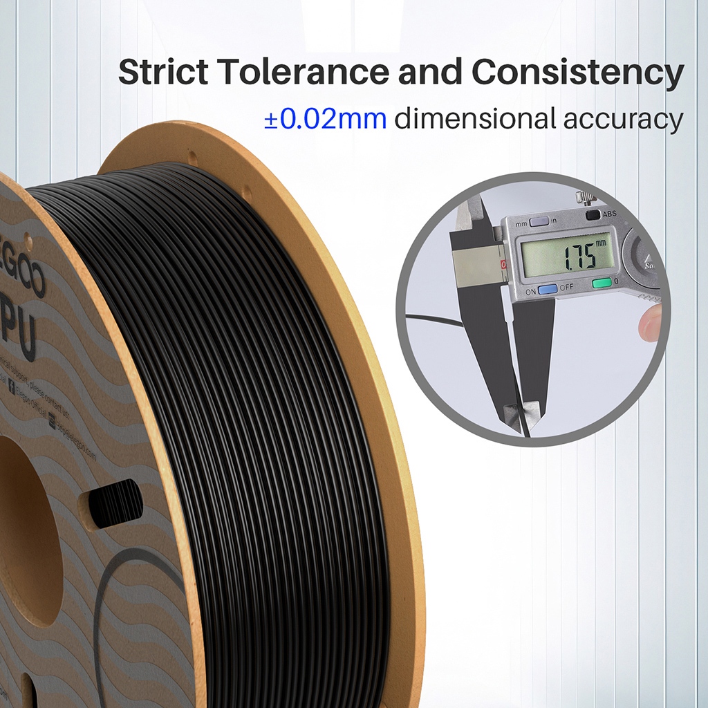 Elegoo TPU Filament 1.75mm 1KG (เส้นยืดหยุ่น คล้ายยาง)