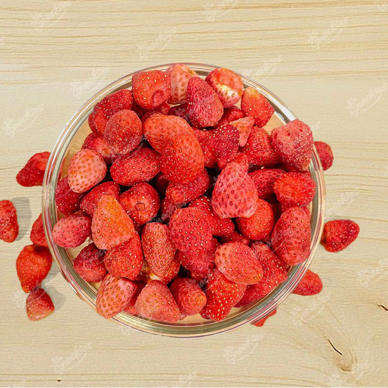 [ยกถัง] สตอเบอร์รี่ฟรีซดราย (จิ๋ว) 400g. หวานอมเปรี้ยว กรอบ กินเพลิน สตอจิ๋ว ขนม ของกิน snackies thumbnail 10