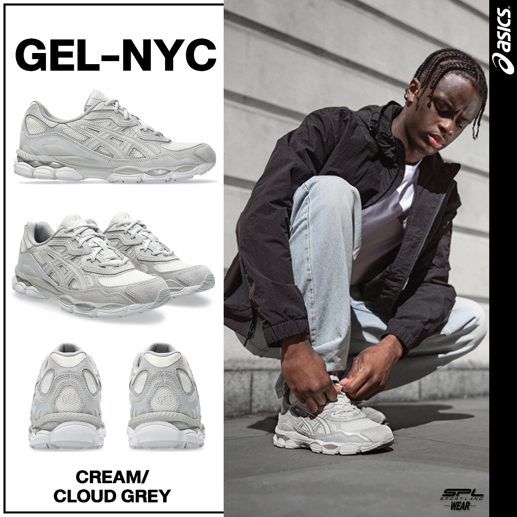 Asics รองเท้าผ้าใบ รองเท้าลำลอง GEL-NYC Cream Cloud Grey UX 1203A663-101 (4700)