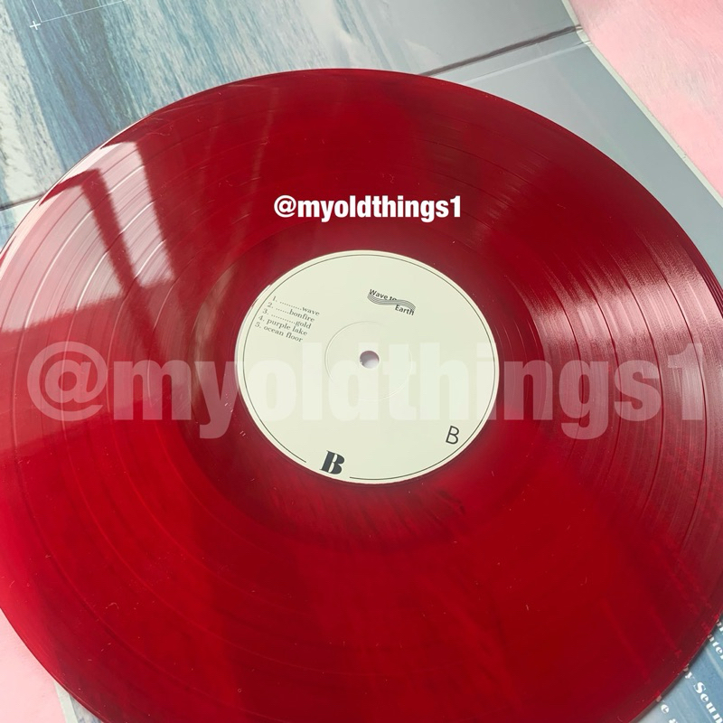 แผ่นเสียง wave to earth uncounted 0.00 LP Red Vinyl Edition