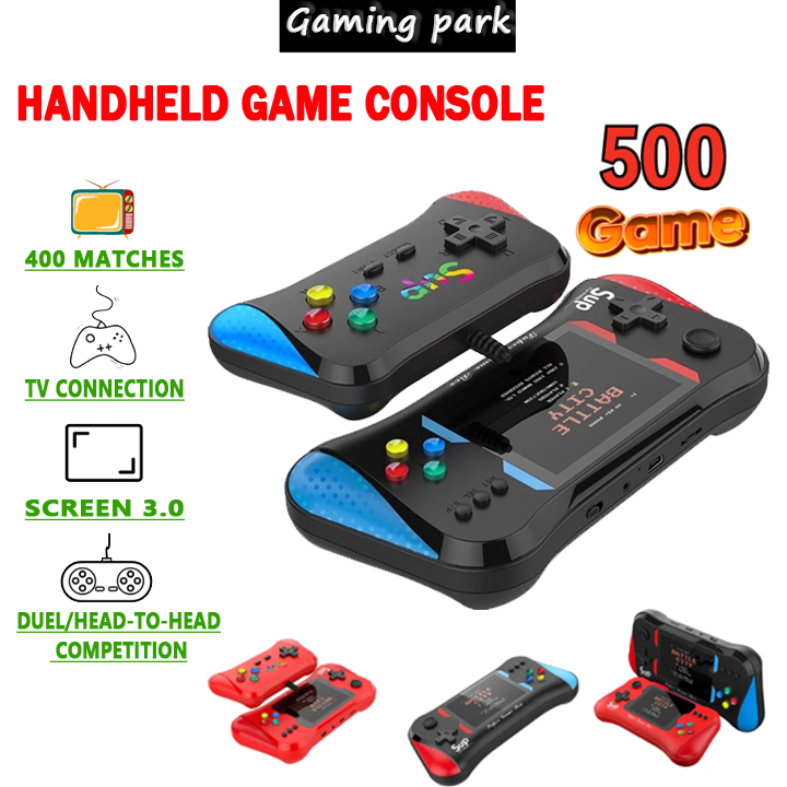 เกมบอยพกพา X7M Gameboy 3.5นิ้ว หน้าจอ HD LCD เครื่องเล่นเกมพกพา ในตัว500 in 1 เกม