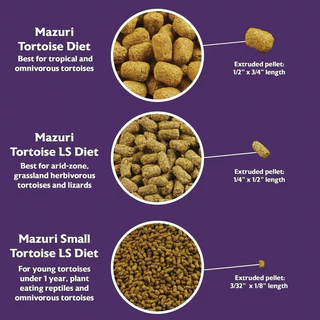 Mazuri Tortoise Diet มาซูริ อาหารเม็ดเต่าบก
