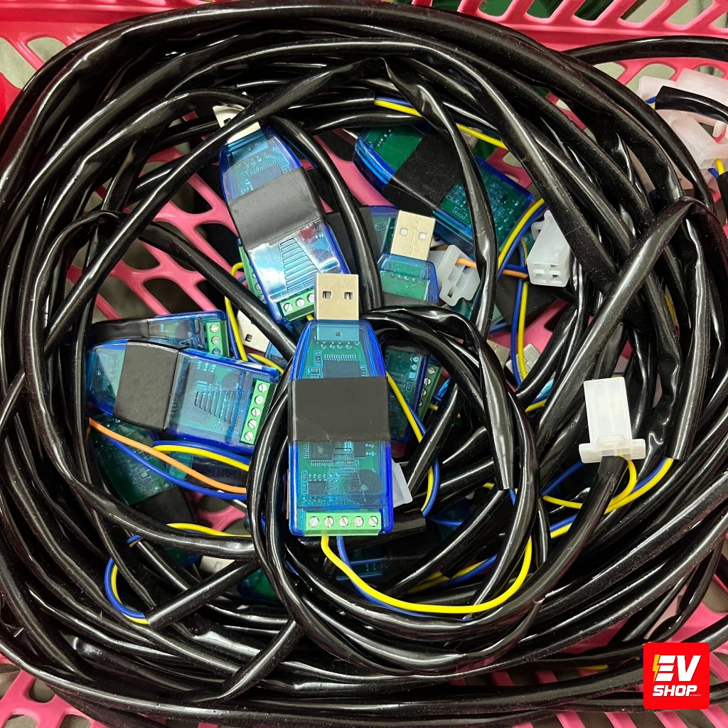 สายจูนกล่องควบคุม Votol EM 150-2 , 260 และกล่องระบบ CAN  USB​​ ลงโปรแกรมแล้ว สามารถใช้งานได้เลย