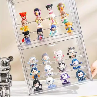 ตู้ใส่โมเดล กล่องใส่โมเดล ชั้นวาง art toy ประหยัดพื้นที่ วางเป็นชั้นๆ ง่ายต่อการจัดเก็บ ความโปร่งใสสูง
