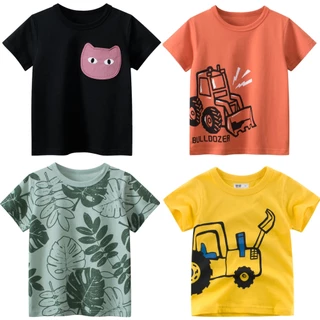 เสื้อยืดเด็ก ใส่ได้ทั้งผู้ชายและผู้หญิง เนื้อผ้าCOTTON100% ยืด2-3นิ้ว ไม่หนาไม่บาง ใส่สบาย สินค้าตรงปก (ส่งของทุกวัน)