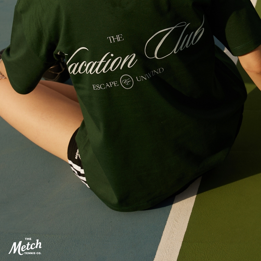 METCH Vacation Club Oversize Tee ราคาถูก Shopee Lazada
