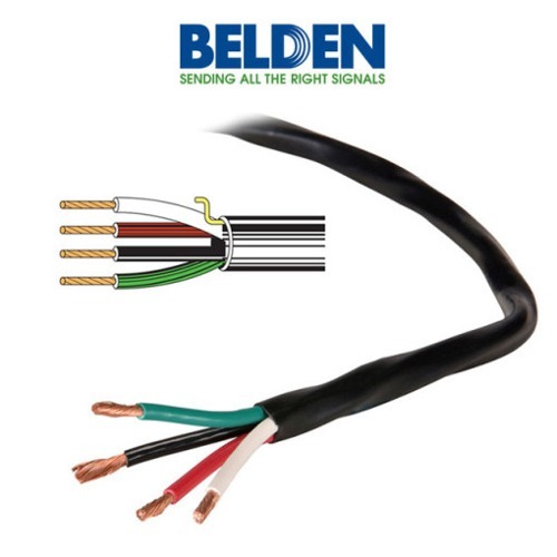 BELDEN 5102UP สายลำโพง เบลเด้น 4ไส้ ขนาด 4*2.5sqm (14AWG) สีดำ