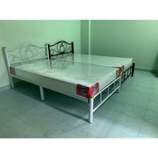 one home ชุดเตียงเหล็ก ขนาด 3.5 ฟุตขา 2นิ้ว พร้อมที่นอนฟองน้…