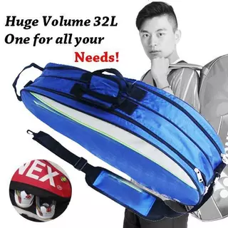 COD กระเป๋ากีฬา YONEX กระเป๋าแบดมินตันความจุสูง กระเป๋าเป้สะพายหลังเทนนิส Batminton Bag