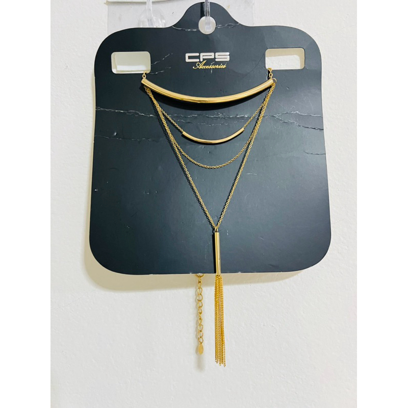 สร้อยคอCHAPS(แท้)สีทองมือสองสวยงาม