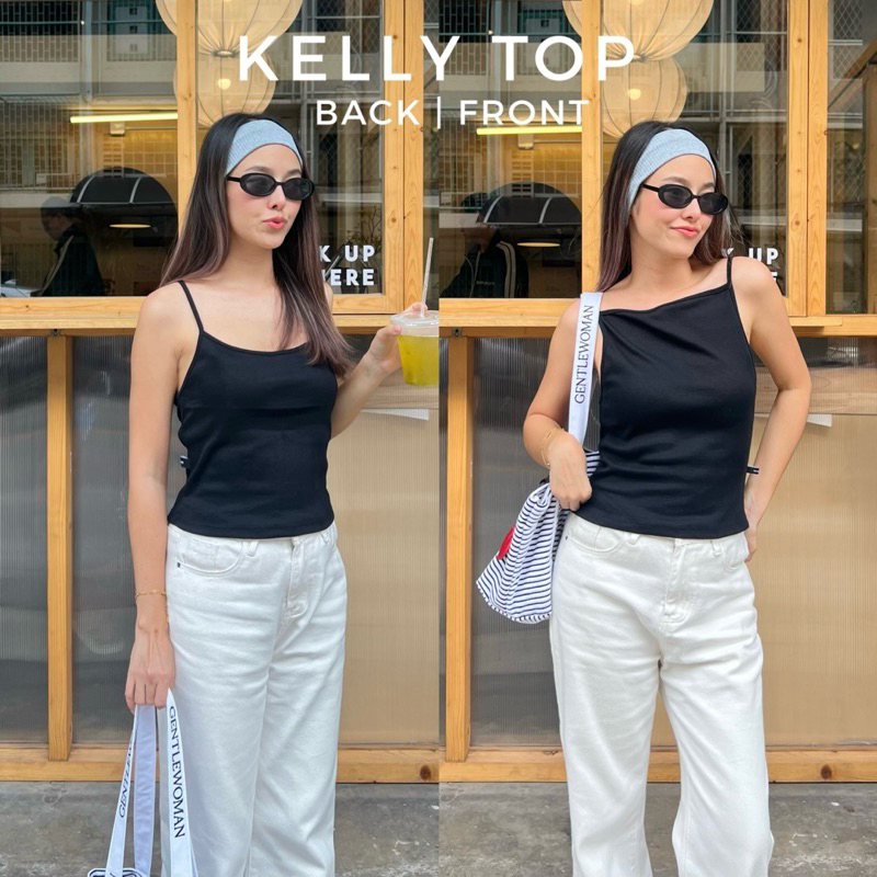 kelly Top  ( black | white )