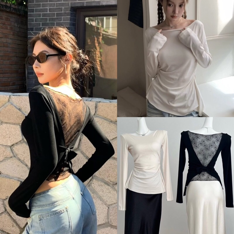 เสื้อแขนยาวมีฟองน้ำเสริมอกรุ่น 3980 TAG: SIMIDA