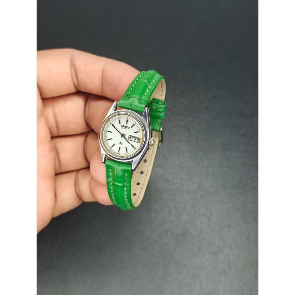 สายหนังวัว ปั๊มลายจระเข้ รุ่น Small Cowhide Leather Strap 10,12,14mm