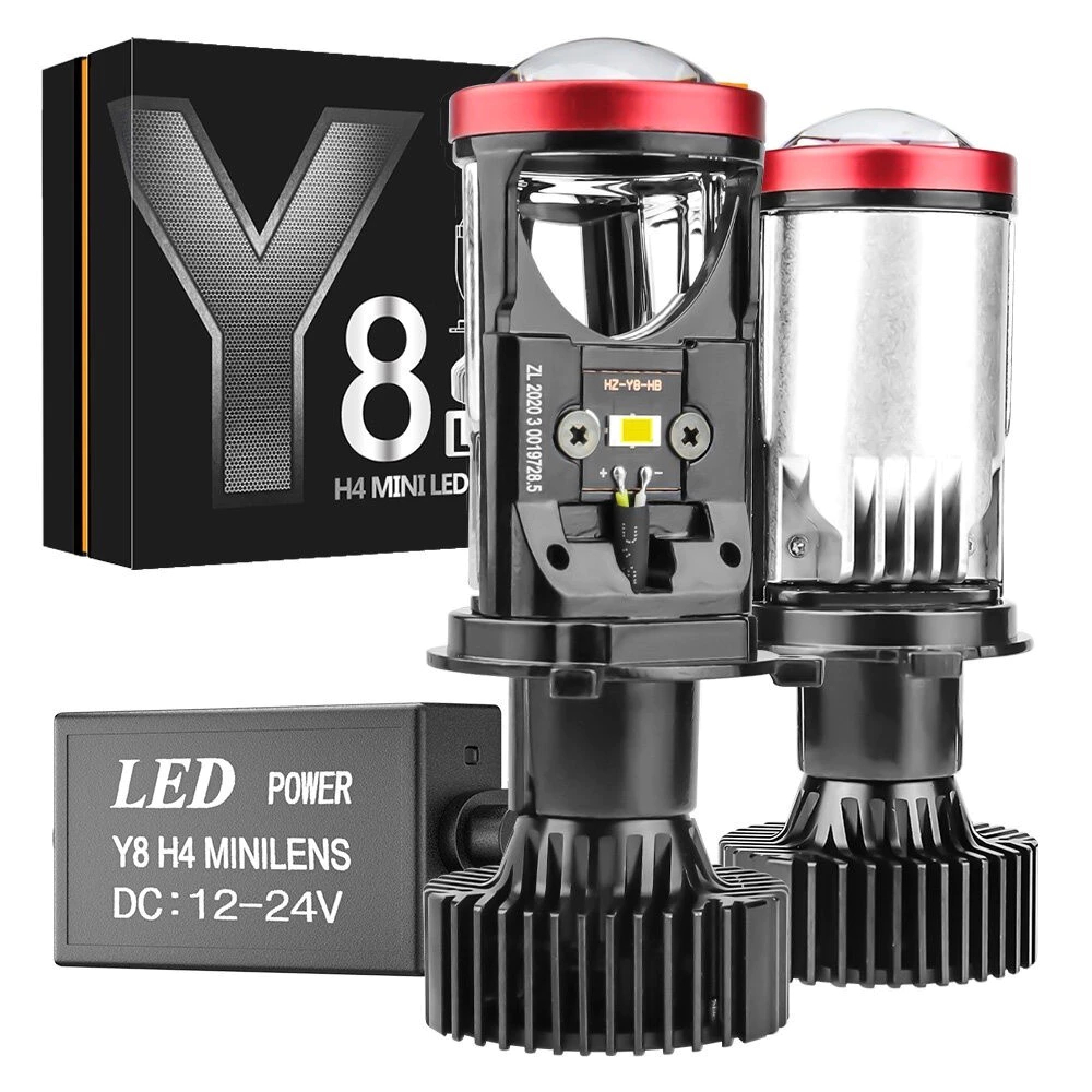 🔥 1 คู่หลอดไฟ LED รถยนต์ Y6 Y7 Y8 รุ่น H4 ไฟหน้ารถ ของแท้ พร้อมส่ง! - รูปที่ 5