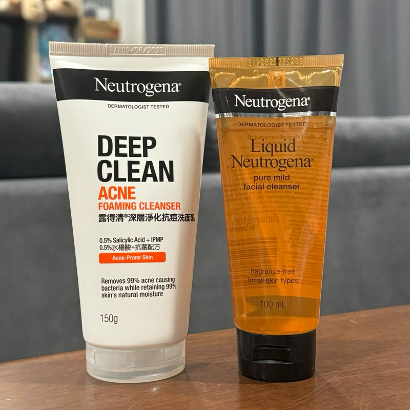 Neutrogena นูโทรจีนา โฟมล้างหน้า เจลล้างหน้า ปริมาณ 100-150 ml.