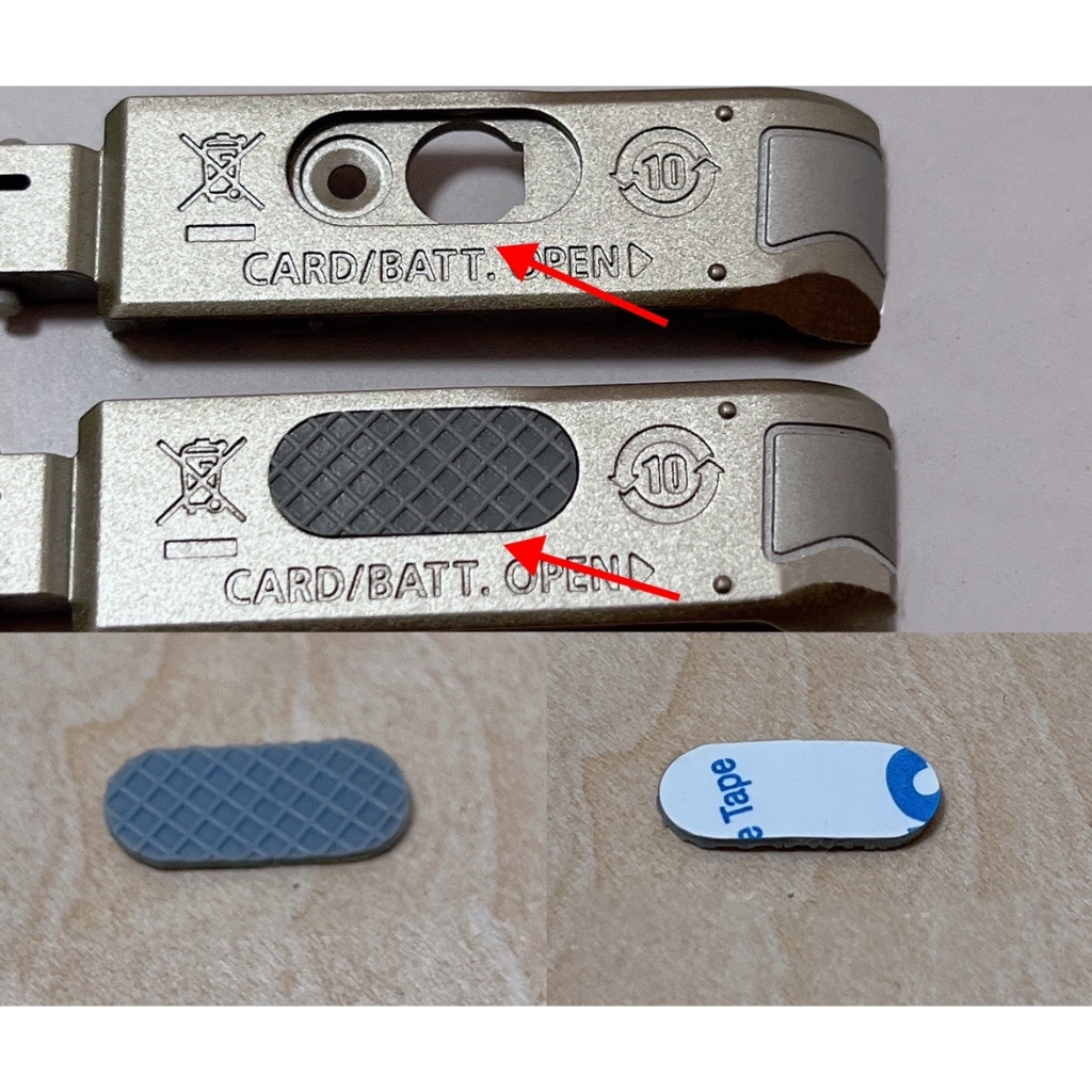 ยางฝาแบตกล้องดิจิตอล Canon IXUS 115HS IXUS117 IXY210F PowerShot ELPH 100 HS