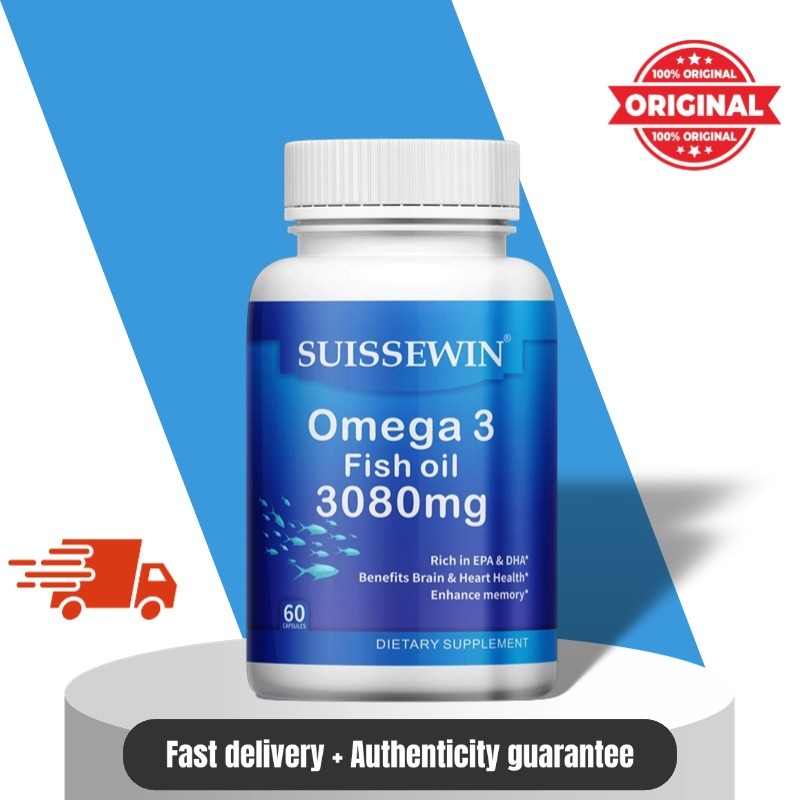 น้ำมันปลาโอเมก้า 3 3080 มก. 60 แคปซูล Omega 3 Fish Oil 3080 mg