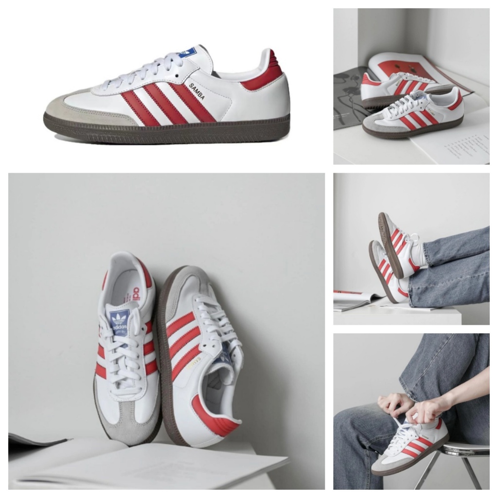 （ของแท้ 100 %）adidas originals Samba OG B75807/B75806/ID0478/IG1024/IG1025/GY4344/GY6612/ID2055