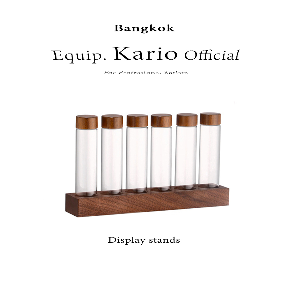 จัดส่งทันที | หลอดเก็บเมล็ดกาแฟแบบใช้ครั้งเดียวใสสุญญากาศเมล็ดกาแฟเซลลาร์พร้อมขาตั้งสําห display stand