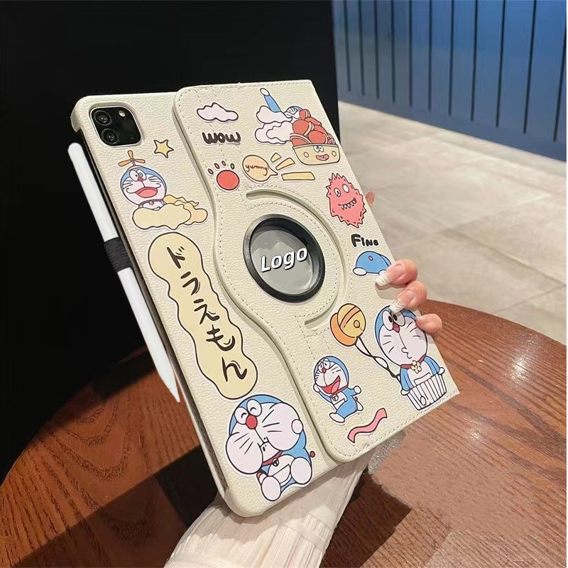 24 ชั่วโมงส่ง Doraemon สติ๊กเกอร์ เคส for iPad pro 2024 11 air6 11 gen10 2022 gen9 8 7 10.2 เคสไอแพด air4 5 10.9 case