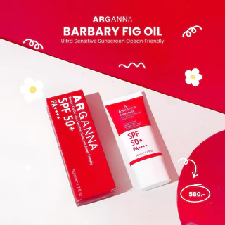 [EXP: 05/09/2026] ARGANNA Ultra Sensitive Sunscreen Ocean Friendly SPF50+ PA++++ กันแดดบาร์บารี่ ปกป้องผิวพร้อมบำรุง