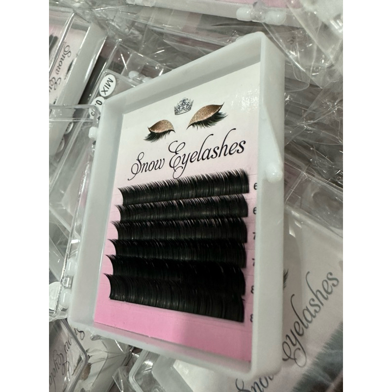 ขนตาล่าง 0.15 Snow Eyelash mixsize
