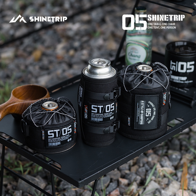 ShineTrip เคสหุ้มแก๊สกระป๋อง a504 ผ้า Canvas มี 3 ขนาด ใช้ได้กับทั้งแก๊สกระป๋องยาวและแก๊สซาลาเปา