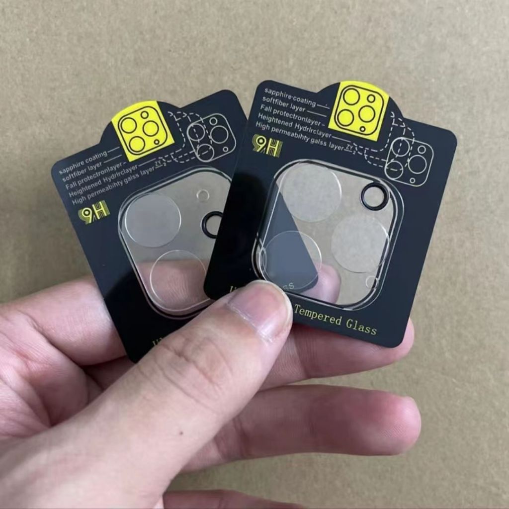 HENSAWA ฟิล์มกันรอย เลนส์กล้อง Ring For iphone 13 13mini 14 14pro 15 15plus 15pro 15promax 16 16e 16Plus 16pro 16proMax