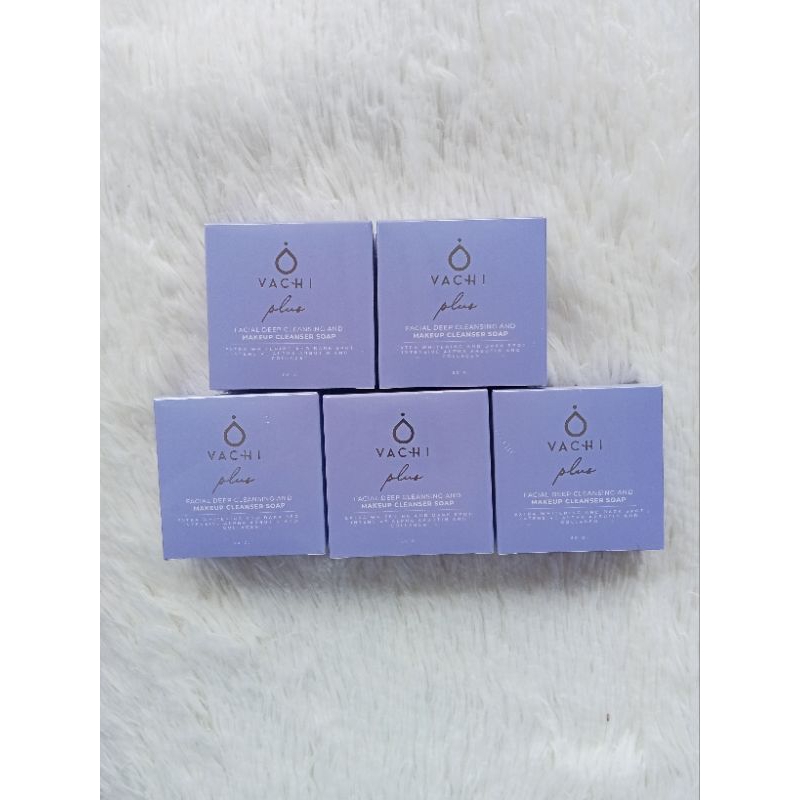 Vachi Deep Cleansing สบู่ล้างหน้าทำความสะอาดเครื่องสำอาง (5 ก้อน)