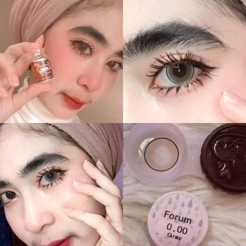 มีค่าสายตา (0.00)-(10.00) Forum /Anna gray ลายฮิตตัดขอบบาง ตาโต ฉ่ำ ถ่ายรูปปังมากสาว❤️