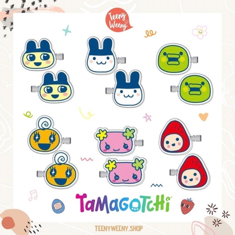 กิ๊บทามาก็อตจิ Tamagotchi Hair Clips กิ๊บทามากอต