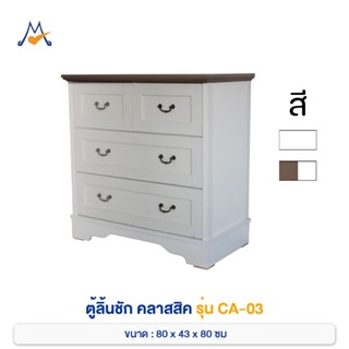 ตู้ลิ้นชัก อเนกประสงค์ คลาสสิครุ่น CA-03 / FW (โปรดสอบถามค่า…