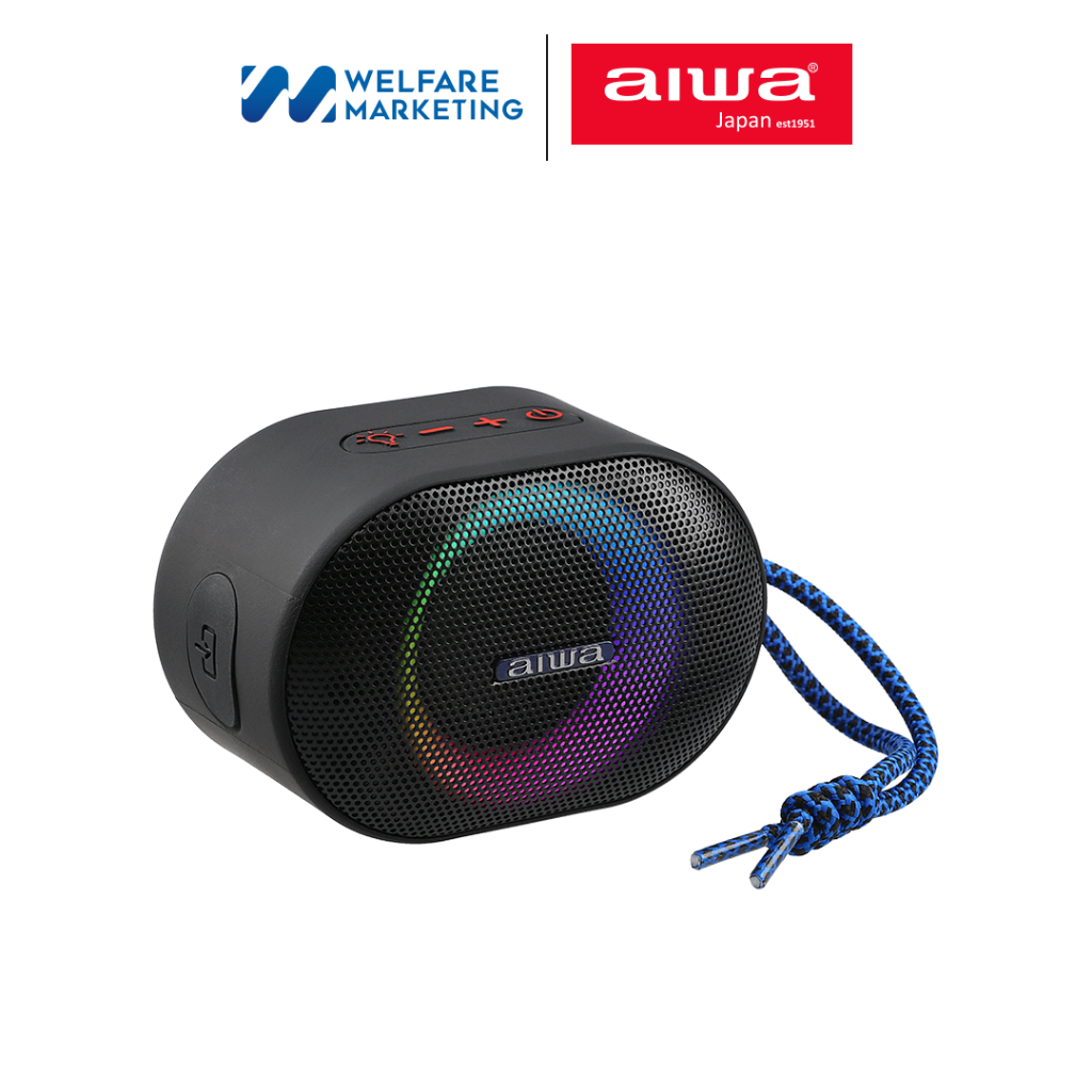[ผ่อน 0%] AIWA BST-330 Mini Bluetooth Speaker ลำโพงบลูทูธพกพามินิ กันน้ำระดับ IPX6