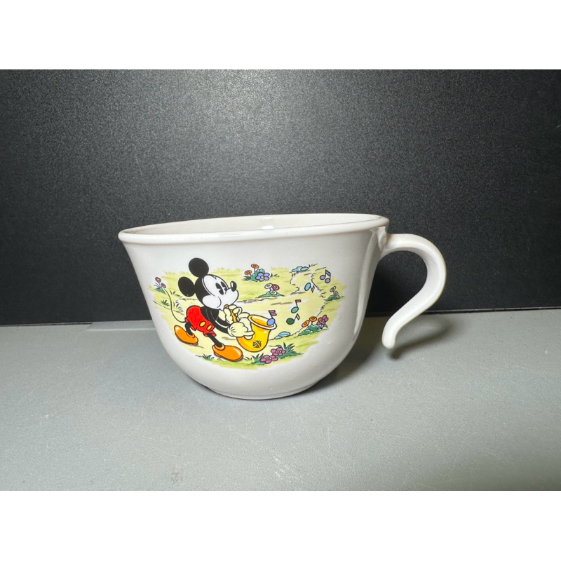 แก้ว Disney Corning Ware Mickey Minnie Ceramic Teacup Coffee Cup Vintage