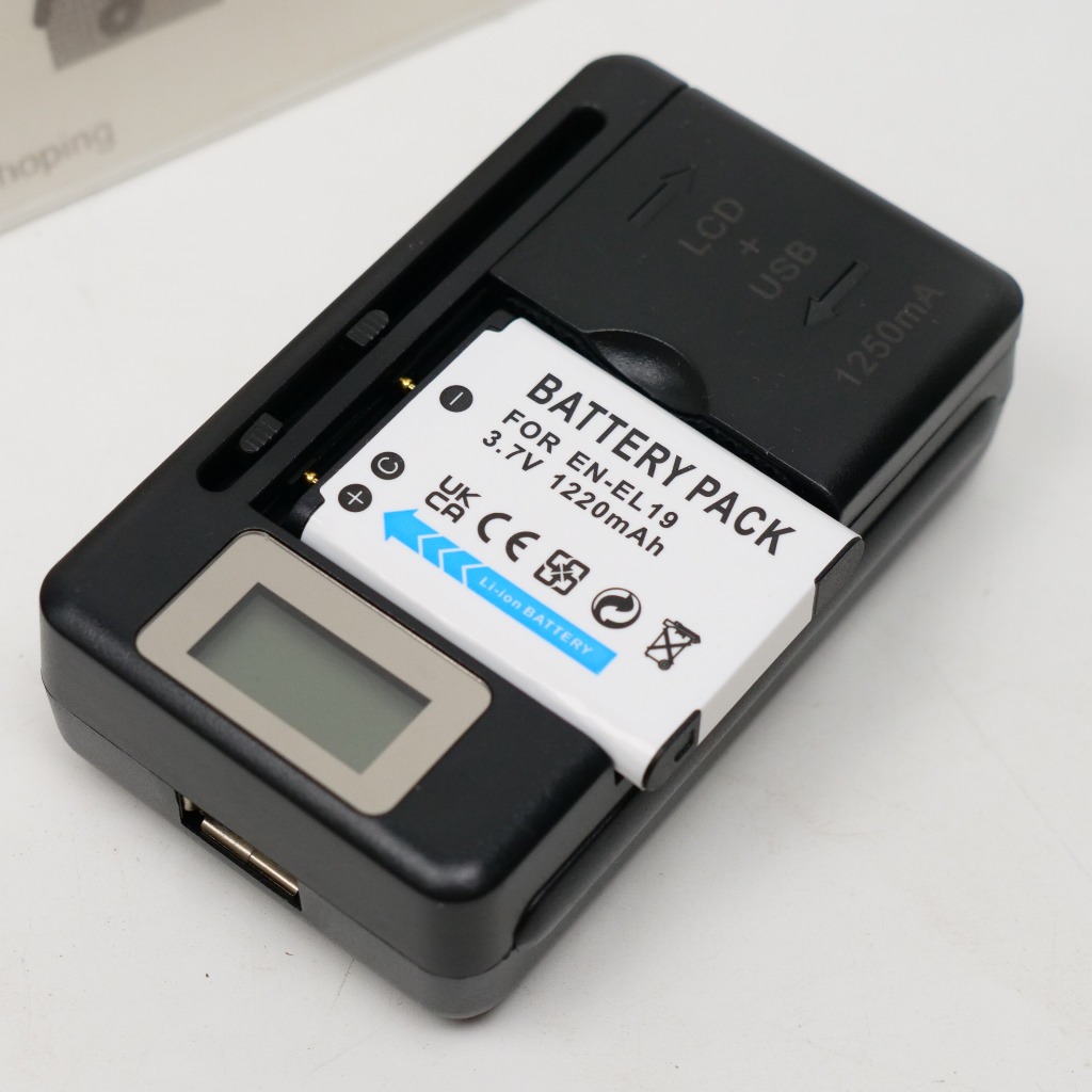 แบตเตอรี่ EN-EL19 EN EL19 NP BJ1 สำหรับ กล้อง Sony RX0 ii NikonS100 S2500 S2700 S3300 S3500 S4100 S4300 BX017-3