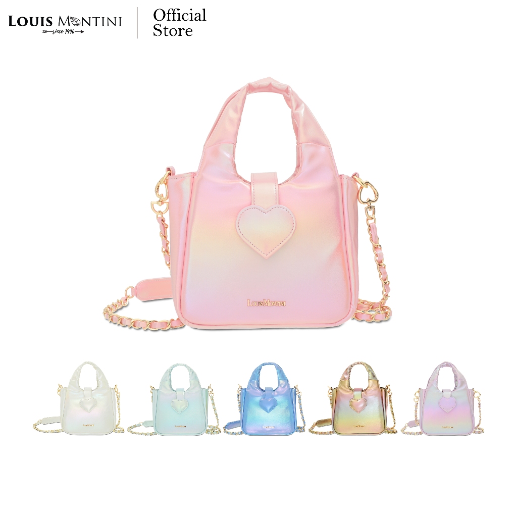 Louis Montini (Serina heart) กระเป๋าถือสะพายข้างผู้หญิง Shoulder Bag กระเป๋า BPU03