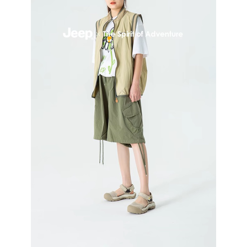 jeep (โค้ดลด 30% สูงสุด 1,000฿) non-slip beach sandals for women 2023 preorder 7-14 วัน แท้ 100% จากชอป