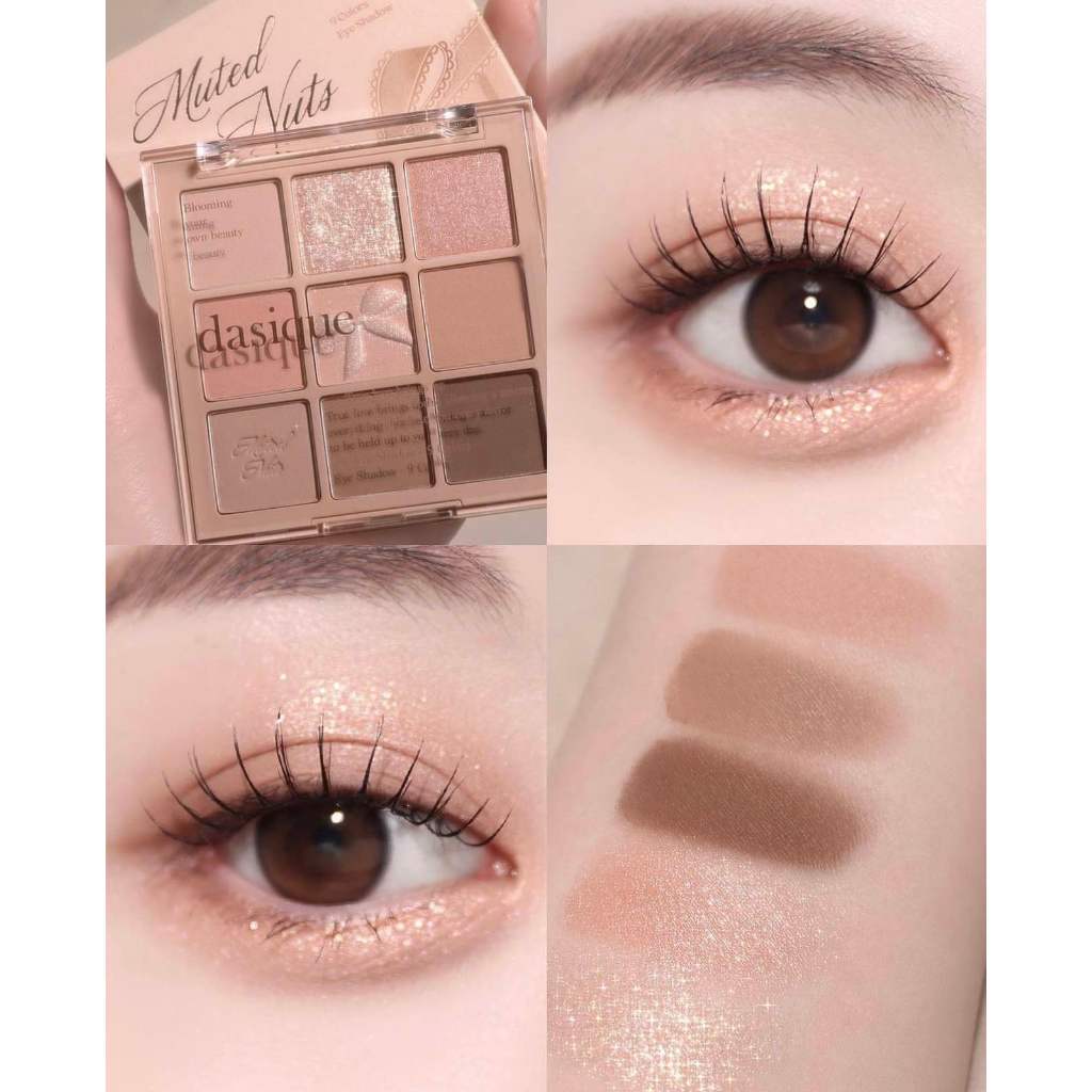 dasique Muted Nuts Collection อายแชโดว์ บลัชออน