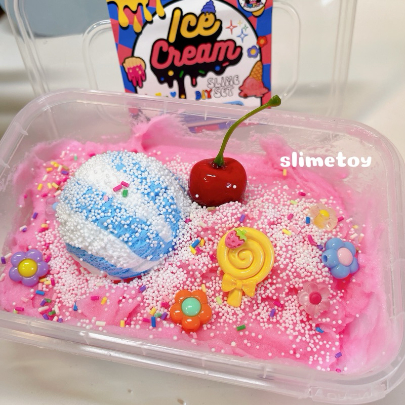ชุดทำสไลม์ไอศครีมเนื้อหิมะ 🍨