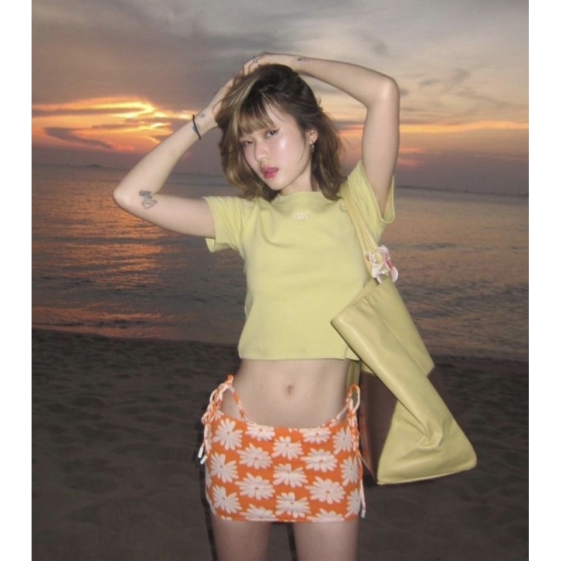 (ซื้อvdo ลด100฿)เสื้อร้านGeschwisters"GWT BABY TEE"M