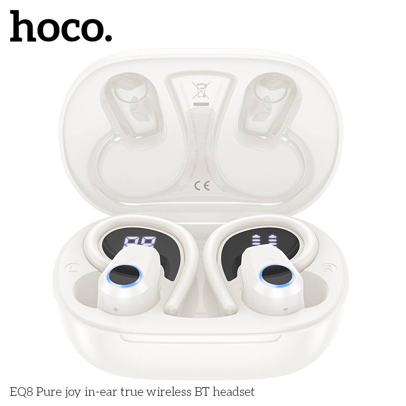 HOCO EQ8 หูฟังไร้สาย  TWS แบต 7 ชม. มีจอ LED บอกแบต ไมค์ในตัว เสียงดีเบสแน่น หูฟังบลูทูธ 5.3 hc3