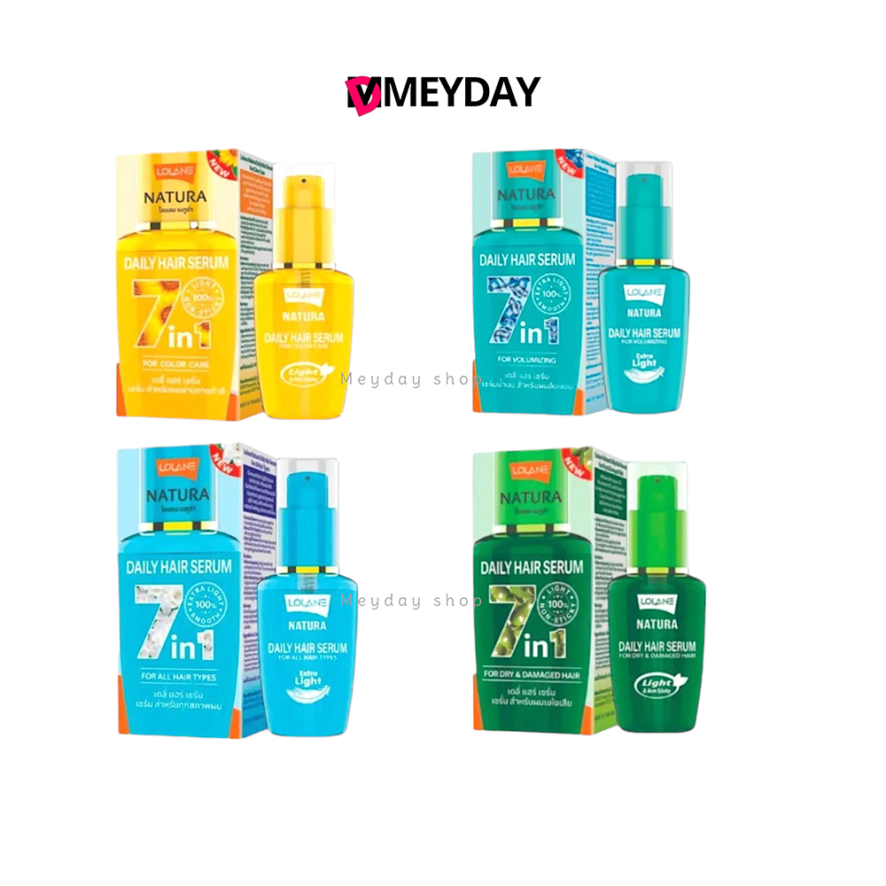 แฮร์เซรั่มโลแลน เนทูร่า เดลี่ Lolane Natura Daily Hair Serum Magic In One มี 4 สูตร ขนาด 50 ml