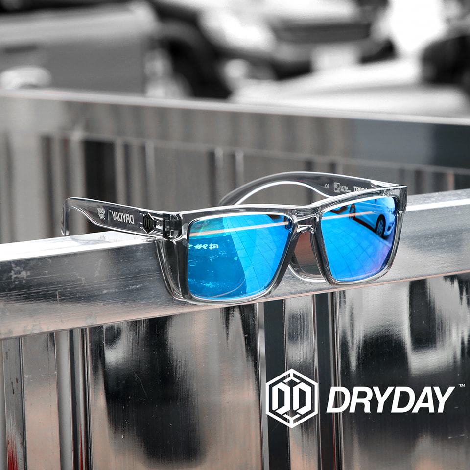 DRYDAY BRIGHT GREY - ICE BLUE POLA