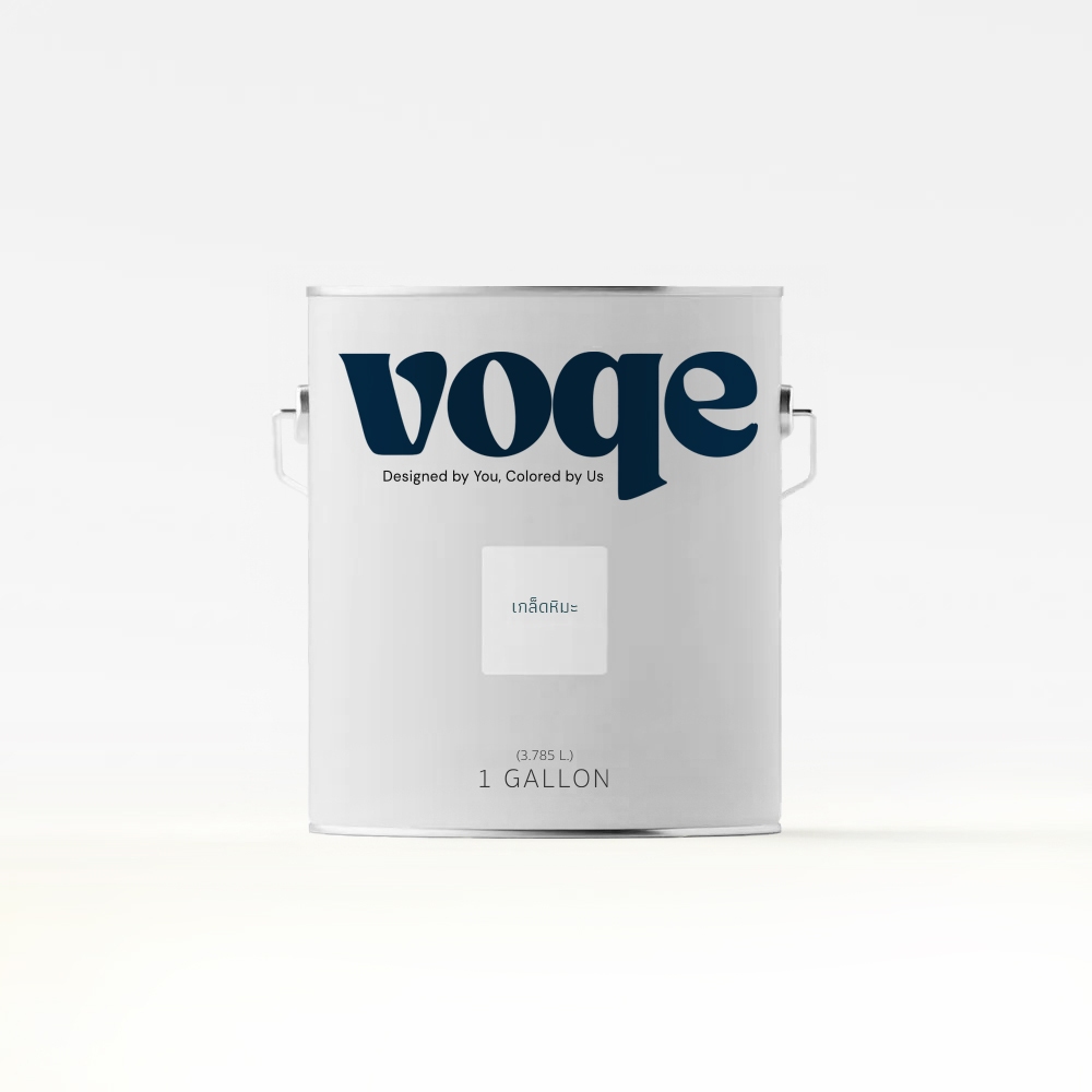 สีน้ำอะครีลิคแท้100% เฉดสี เกล็ดหิมะ สีทาบ้าน ทาอาคารเกรดพรีเมี่ยม เนื้อสีเยอะ