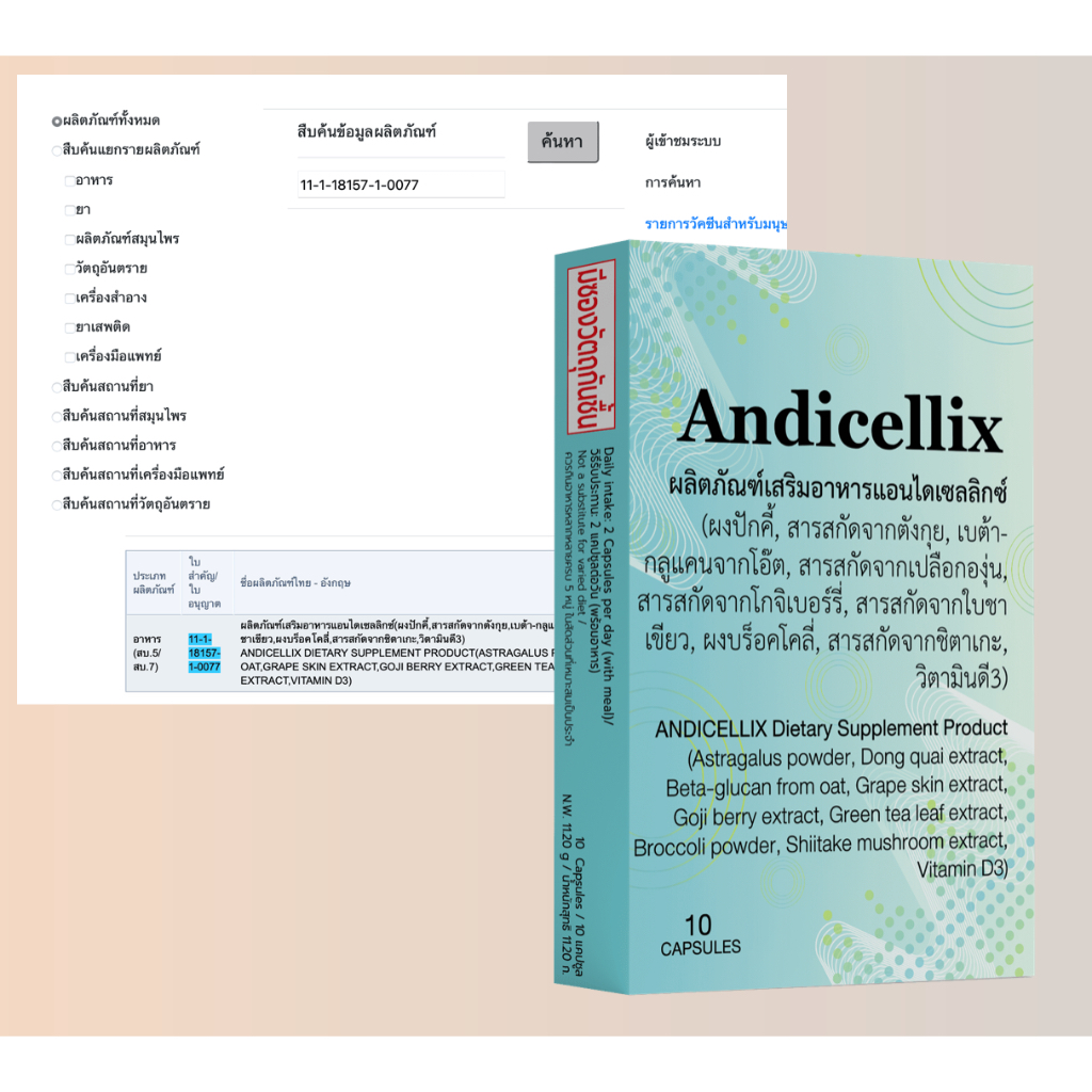 Andicellix (แอลไดเซลลิกซ์) ฟื้นฟูการได้ยิน บรรเทาหูอื้อ เสียงดังในหู