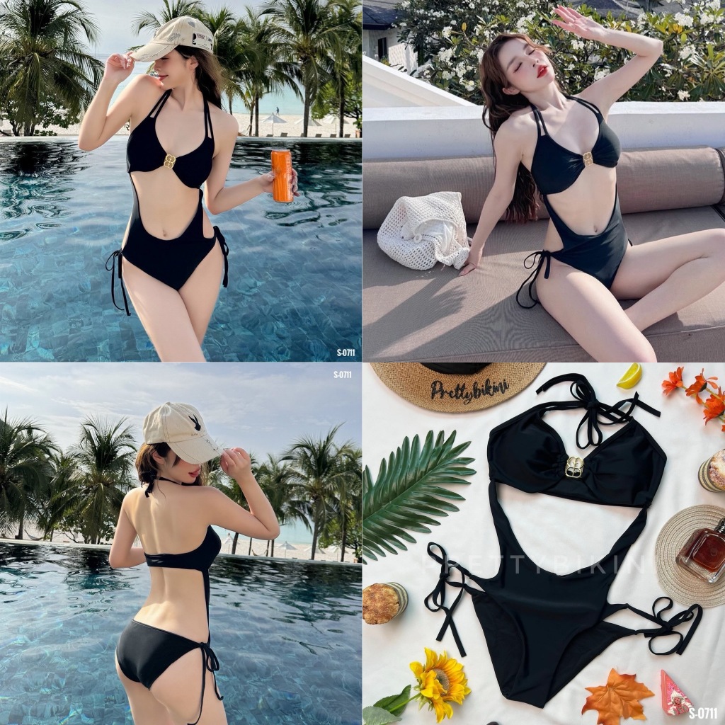 S-0711👉 ชุดว่ายน้ำ วันพีช สวย เซ็กซี่ ขยี้ใจที่สุดค่ะ โชว์ช่วงอก โชว์ช่วงท้องเบาๆกำลังดีเลยค่ะ
