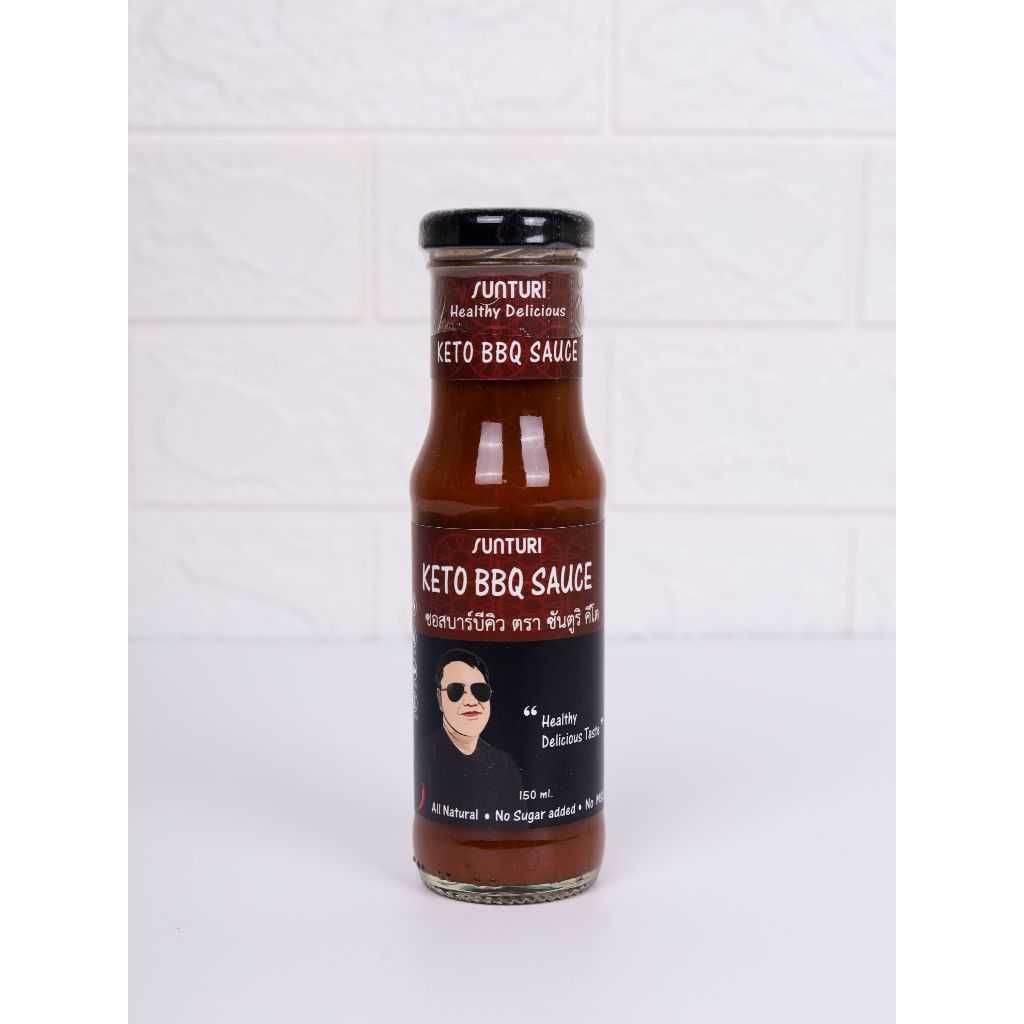 SUNTURI Keto BBQ Sauce 150ml ซอสบาร์บีคิวคีโต ตราซันตูริ