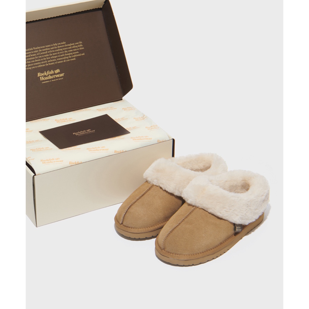 (เก็บโค้ทลดเพิ่ม30%) Pre order:รองเท้า  New Rockfish winter fur mule