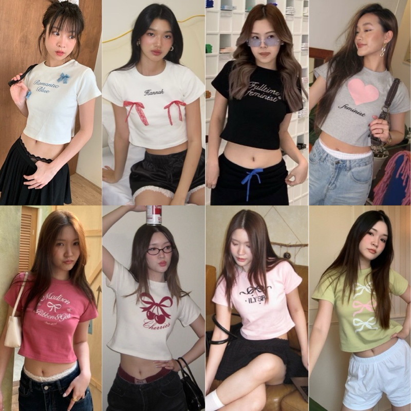 🌷ส่งต่อ🌷Fifth avenue tee series / Mini tee - Stylist Shop (มือ 1)