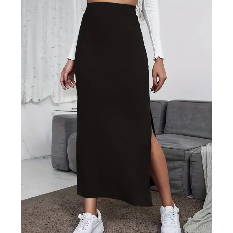 📍มีกระเป๋า รอบเอว 22-60 นิ้ว ยาว 32“ กระโปรงทรงเอ ผ่าข้าง